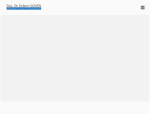 Tablet Screenshot of drerdemguven.com
